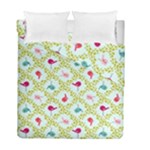Birds Pattern Background Duvet Cover Double Side (Full/ Double Size)