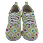 Birds Pattern Background Women Athletic Shoes