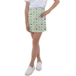 Birds Pattern Background Kids  Tennis Skirt