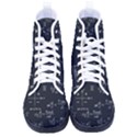 Mathematical-seamless-pattern-with-geometric-shapes-formulas Kid s High-Top Canvas Sneakers View1