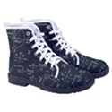 Mathematical-seamless-pattern-with-geometric-shapes-formulas Kid s High-Top Canvas Sneakers View3
