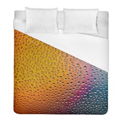 Rain Drop Abstract Design Duvet Cover (full/ Double Size) by Excel