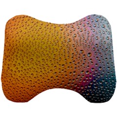 Rain Drop Abstract Design Head Support Cushion by Excel