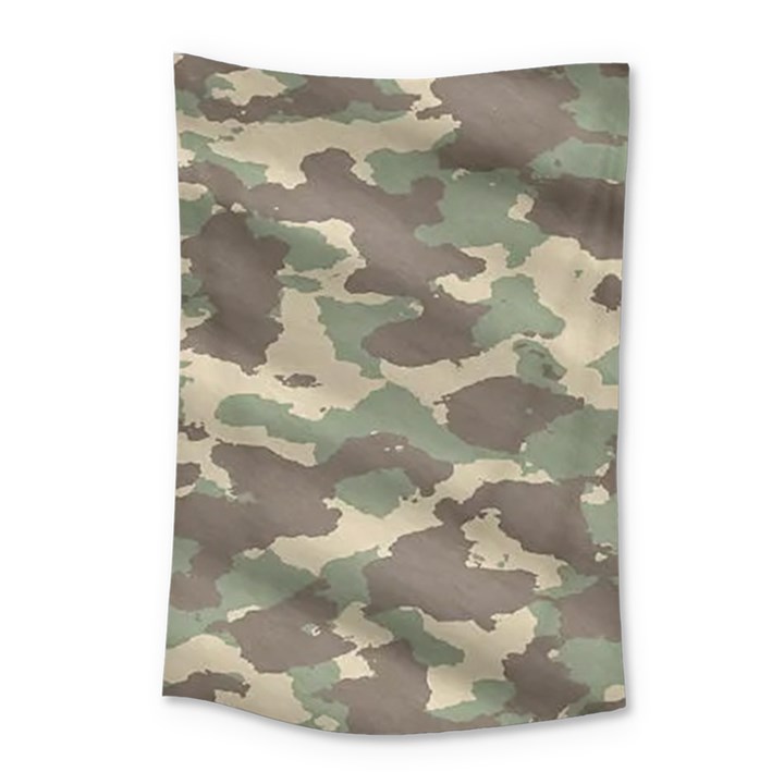 Camouflage Design Small Tapestry
