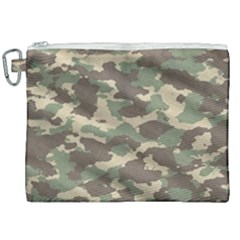 Camouflage Design Canvas Cosmetic Bag (xxl) by Excel