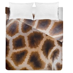 Giraffe Skin Design Duvet Cover Double Side (queen Size) by Excel
