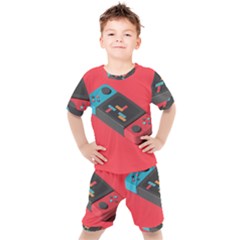 Gaming Console Video Kids  Tee And Shorts Set by Grandong