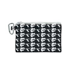 Guitar Player Noir Graphic Canvas Cosmetic Bag (small) by dflcprintsclothing