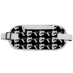 Guitar Player Noir Graphic Rounded Waist Pouch by dflcprintsclothing