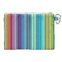 Color Stripes Canvas Cosmetic Bag (XL) View2