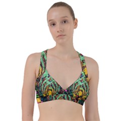 Monkey Tiger Bird Parrot Forest Jungle Style Sweetheart Sports Bra by Grandong