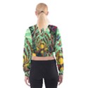 Monkey Tiger Bird Parrot Forest Jungle Style Cropped Sweatshirt View2