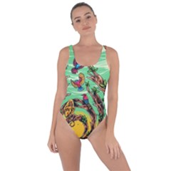 Monkey Tiger Bird Parrot Forest Jungle Style Bring Sexy Back Swimsuit by Grandong