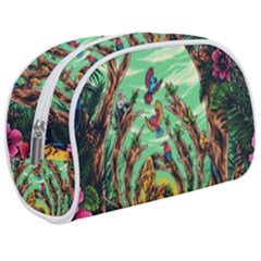 Monkey Tiger Bird Parrot Forest Jungle Style Make Up Case (medium) by Grandong