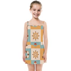 Nautical Elements Collection Kids  Summer Sun Dress by Bangk1t