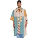 Nautical Elements Collection Men s Hooded Rain Ponchos View1