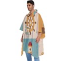 Nautical Elements Collection Men s Hooded Rain Ponchos View2