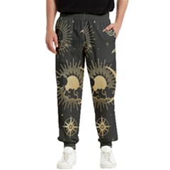 Asian-set With Clouds Moon-sun Stars Vector Collection Oriental Chinese Japanese Korean Style Men s Elastic Waist Pants by Bangk1t