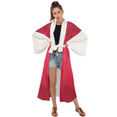 Amaranth Turbulance Cameurut Maxi Kimono by imanmulyana