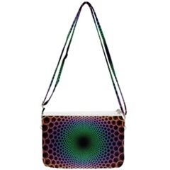 Abstract Patterns Double Gusset Crossbody Bag