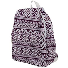 Illustration Ukrainian Folk Seamless Pattern Ornament Top Flap Backpack