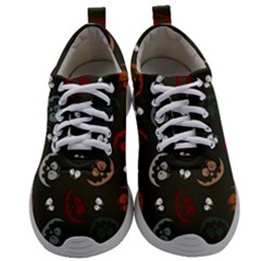 Art Halloween Pattern Creepy Design Digital Papers Mens Athletic Shoes by pakminggu