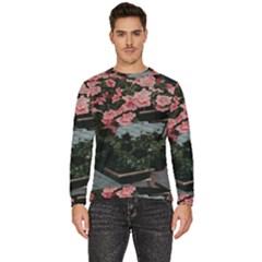 Pink Peony  Flower Men s Fleece Sweatshirt by artworkshop