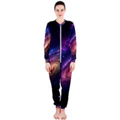Universe Space Star Rainbow Onepiece Jumpsuit (ladies) by Ravend
