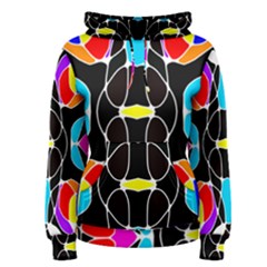 Mazipoodles Neuro Art - Rainbow 1a Women s Pullover Hoodie by Mazipoodles