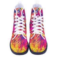Various Colors Women s High-top Canvas Sneakers by artworkshop