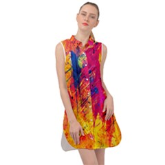 Various Colors Sleeveless Shirt Dress by artworkshop