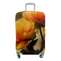 Yellow Butterfly Flower Luggage Cover (small) by artworkshop