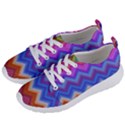 Pattern Chevron Zigzag Background Women s Lightweight Sports Shoes View2