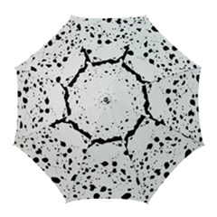 Monochrome Mirage  Golf Umbrellas by dflcprintsclothing