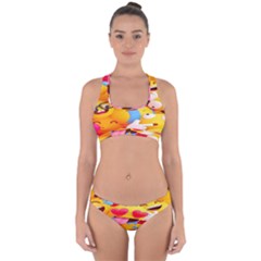 Wallpaper Emoji Cross Back Hipster Bikini Set by artworkshop