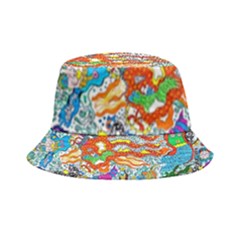 Supersonic Mermaid Chaser Inside Out Bucket Hat by chellerayartisans
