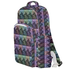 Inspirational Think Big Concept Pattern Double Compartment Backpack by dflcprintsclothing