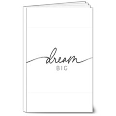Dream Big 8  X 10  Softcover Notebook by flowerland