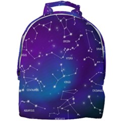 Realistic Night Sky With Constellations Mini Full Print Backpack by Cowasu