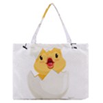 Cute Chick Zipper Medium Tote Bag