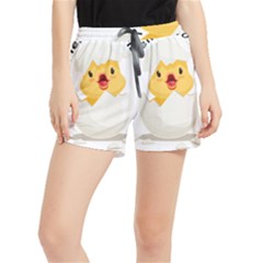 Cute Chick Women s Runner Shorts by RuuGallery10