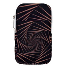 Wave Curve Abstract Art Backdrop Waist Pouch (large) by Grandong