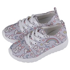 Seamless-pattern-with-cute-rabbit-character Kids  Lightweight Sports Shoes