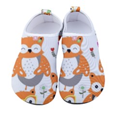 Cute-colorful-owl-cartoon-seamless-pattern Men s Sock-style Water Shoes by pakminggu