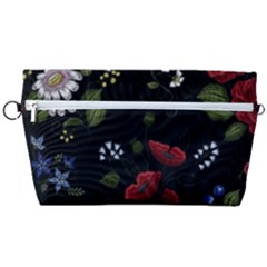 Floral-folk-fashion-ornamental-embroidery-pattern Handbag Organizer by pakminggu