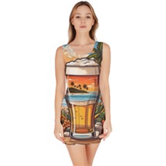 Beach Summer Drink Bodycon Dress by uniart180623