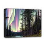 Northern Lights Aurora Borealis Deluxe Canvas 16  x 12  (Stretched) 