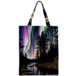 Northern Lights Aurora Borealis Zipper Classic Tote Bag