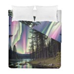 Northern Lights Aurora Borealis Duvet Cover Double Side (Full/ Double Size)