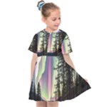Northern Lights Aurora Borealis Kids  Sailor Dress